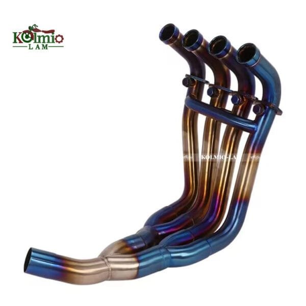 Fit  for motorcycle Qianjiang Zhui 600 titanium alloy front section modified new style 6O00 exhaust pipe stainless steel middle front - 图片 2