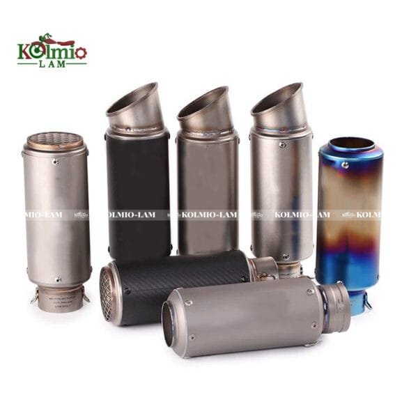 Fit  for Yamaha KawasakiMotorcycle Accessories universal model Stainless Steel SC modified straight exhaust pipe 51MM60MM