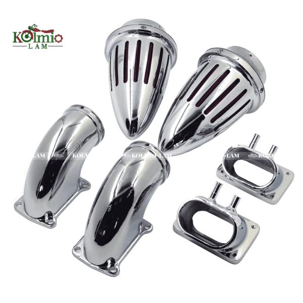 Chrome Bullet Dual Air Intake Cleaner Kit for Suzuki Boulevard M109 All Year Motorcycle Accessories - 图片 5