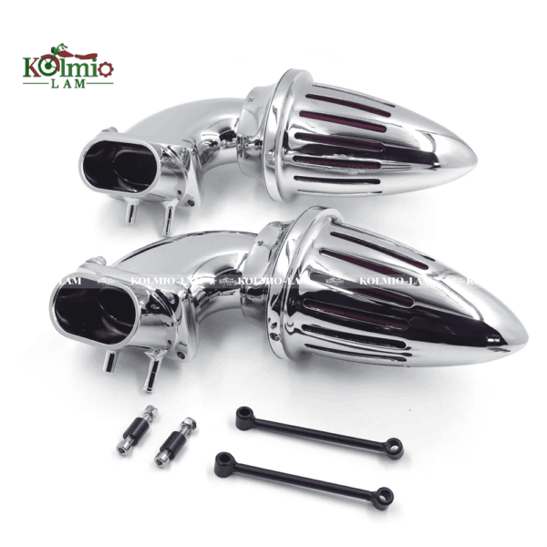 Chrome Bullet Dual Air Intake Cleaner Kit for Suzuki Boulevard M109 All Year Motorcycle Accessories - 图片 3