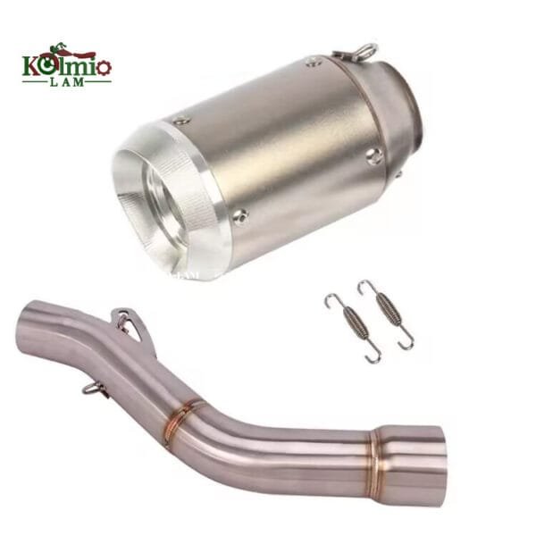 Fit for 600 mid-section swing + polygonal circular exhaust  dedicated swing mid-section exhaust pipe, modified tail section - 图片 2