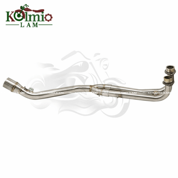 Fit for TMAX500 08-11 TMAX530 12-16 Slip-on Exhaust Full System Middle Link Pipe - 图片 2