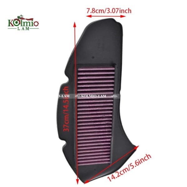 High Flow Motorcycle Intake Cleaner Air Filter Element Fit For YAMAHA NMAX155 2015 2016 2017 2018 2019 - 图片 5