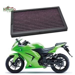 Motorcycle Air Intake Filter Cleaner  fit for Kawasaki Ninja250 Z250/300 2008-2020